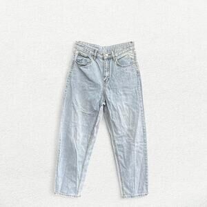 SheIn Straight Leg Jeans in Faded Blue Denim